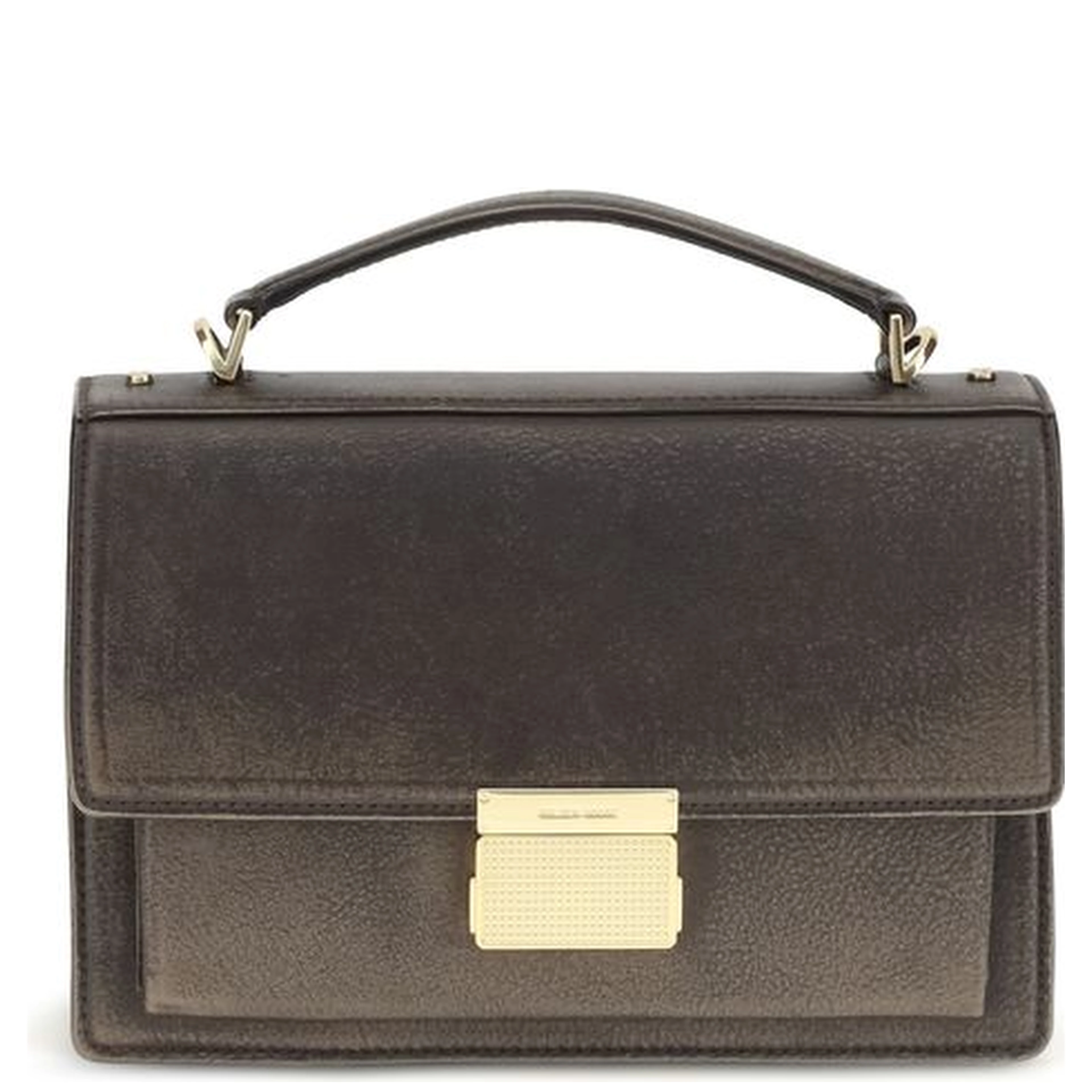 Brown Calf Leather Bos Taurus Handbag