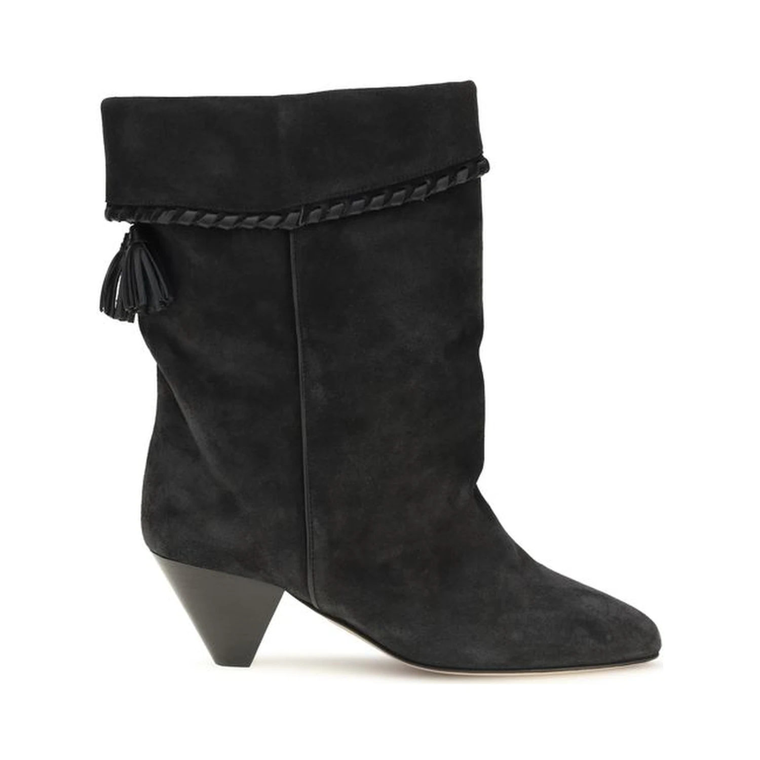 Black Calf Leather Bos Taurus Boots