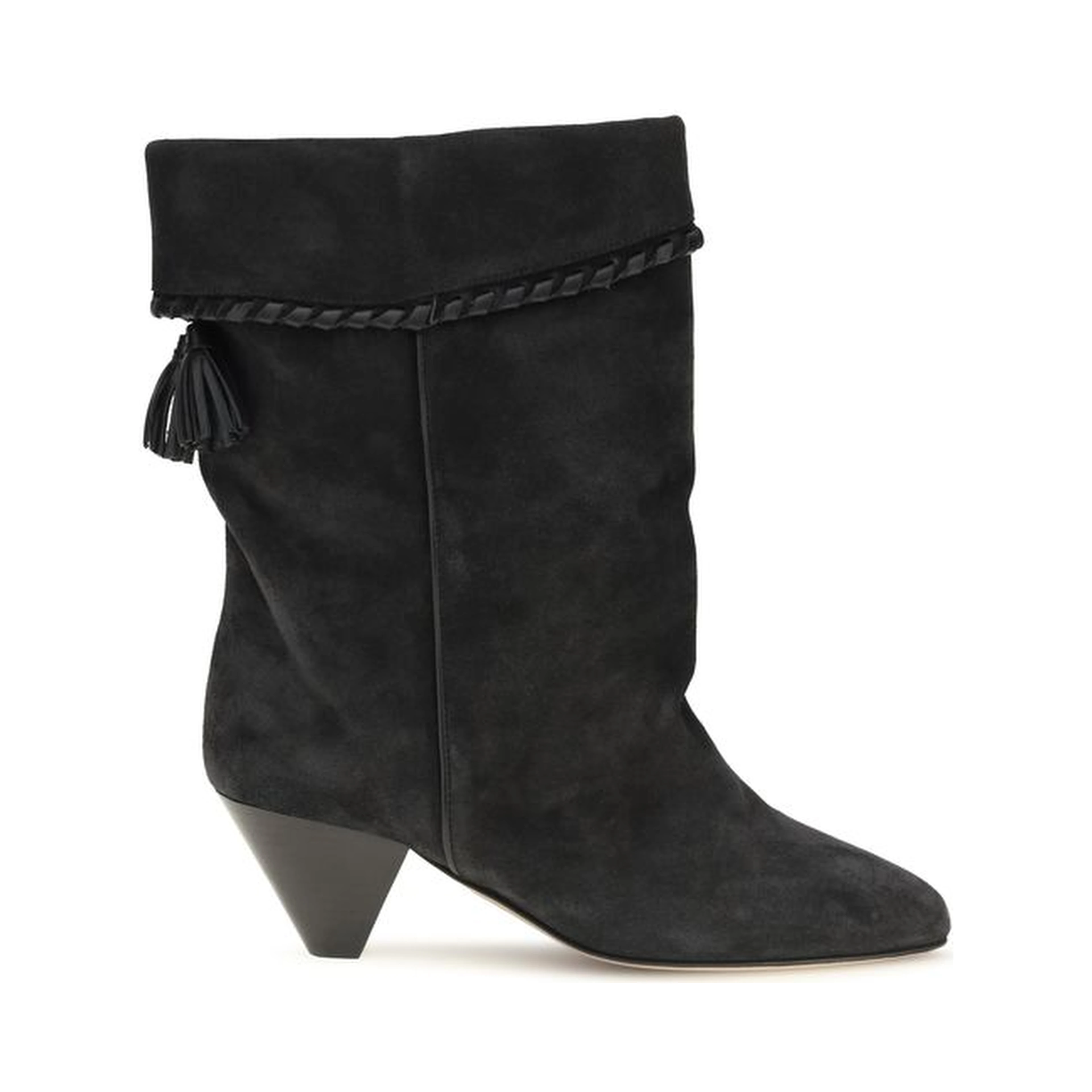 Black Calf Leather Bos Taurus Boots