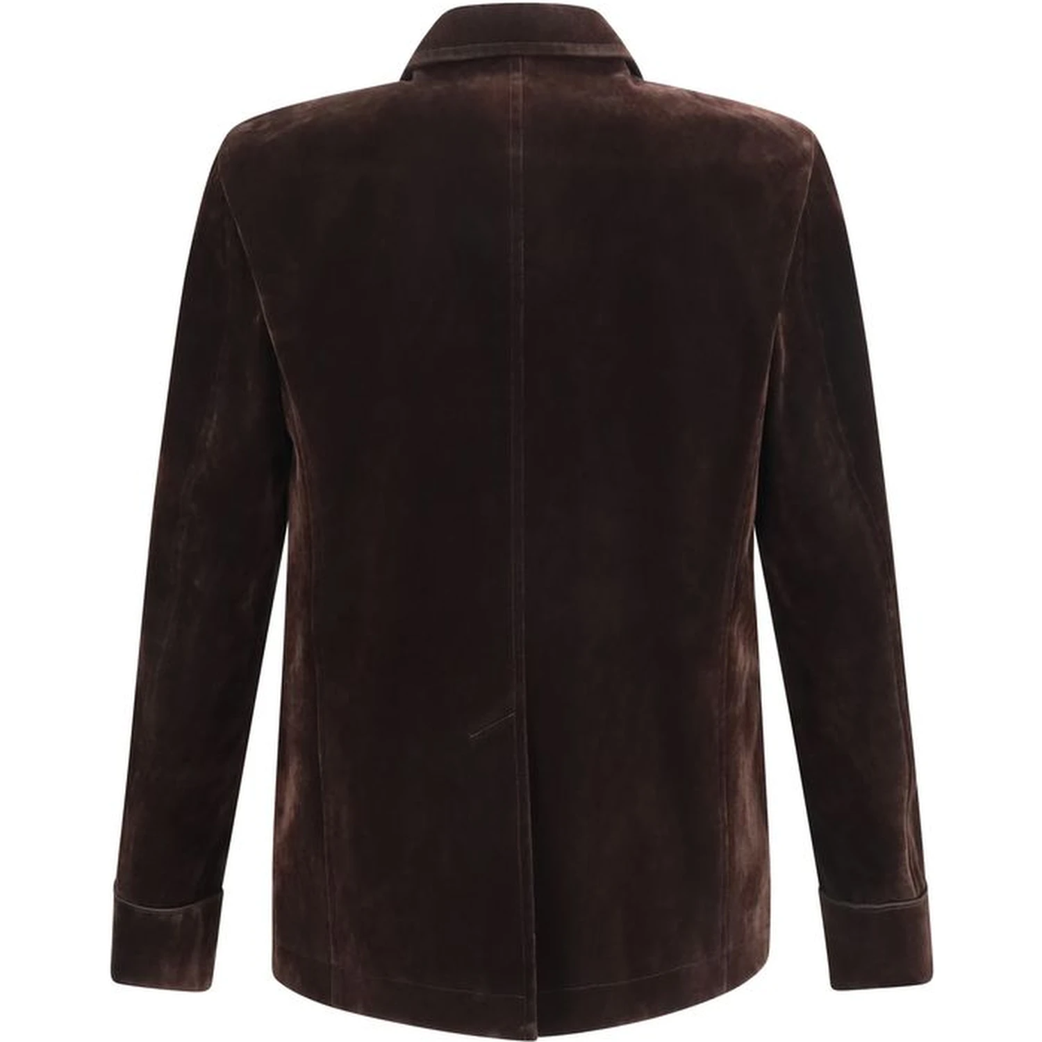 Brown Cotton Blazer