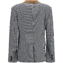 Multicolor Cashmere Full-Length Jacket