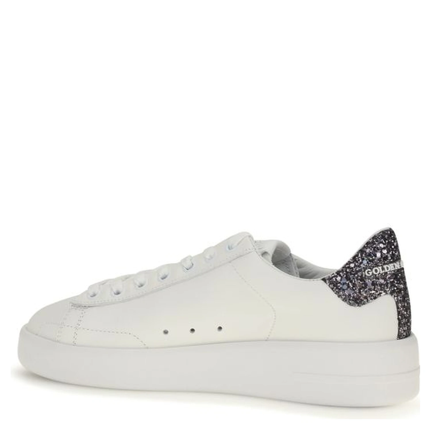 White Calf Leather Bos Taurus Low Top Sneakers