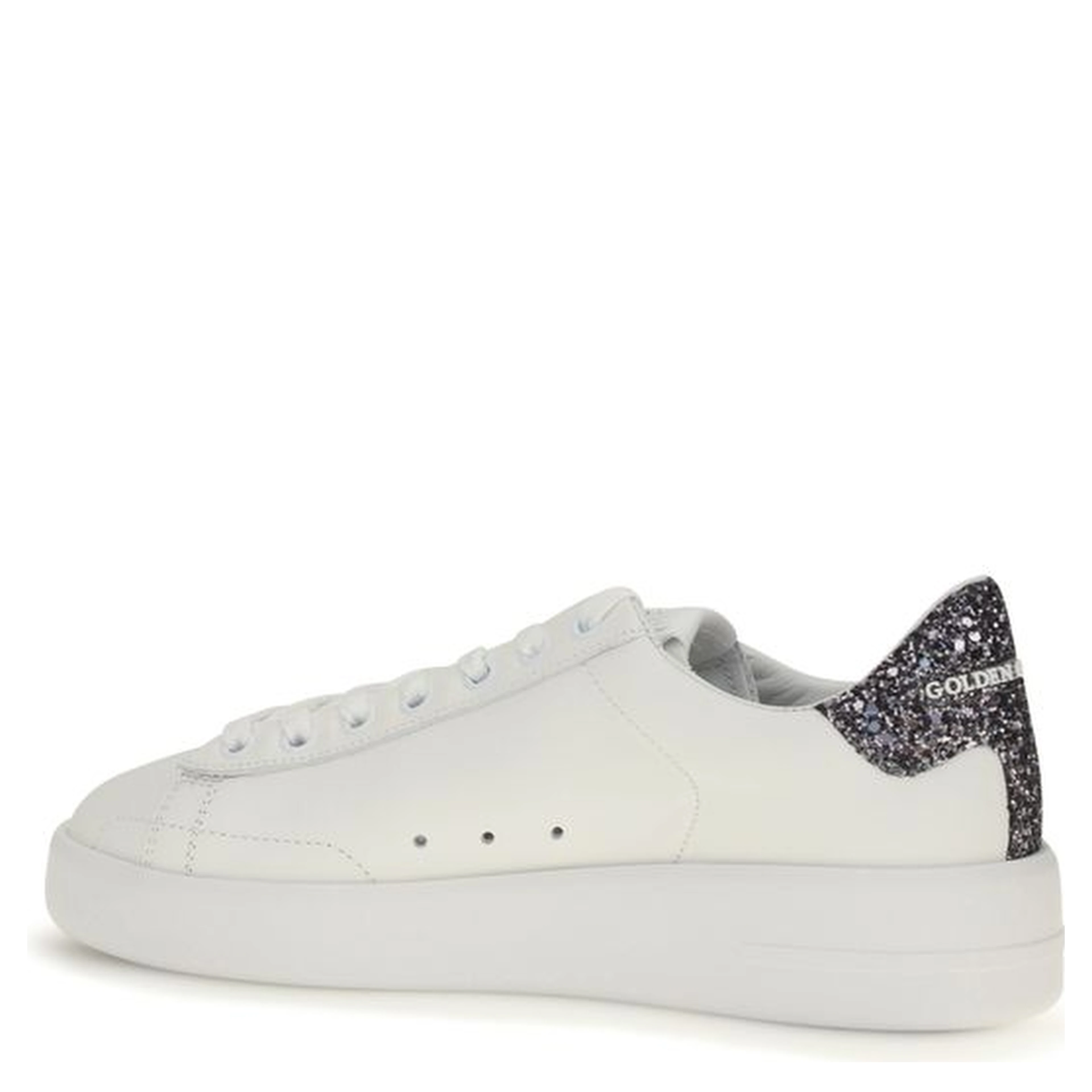 White Calf Leather Bos Taurus Low Top Sneakers