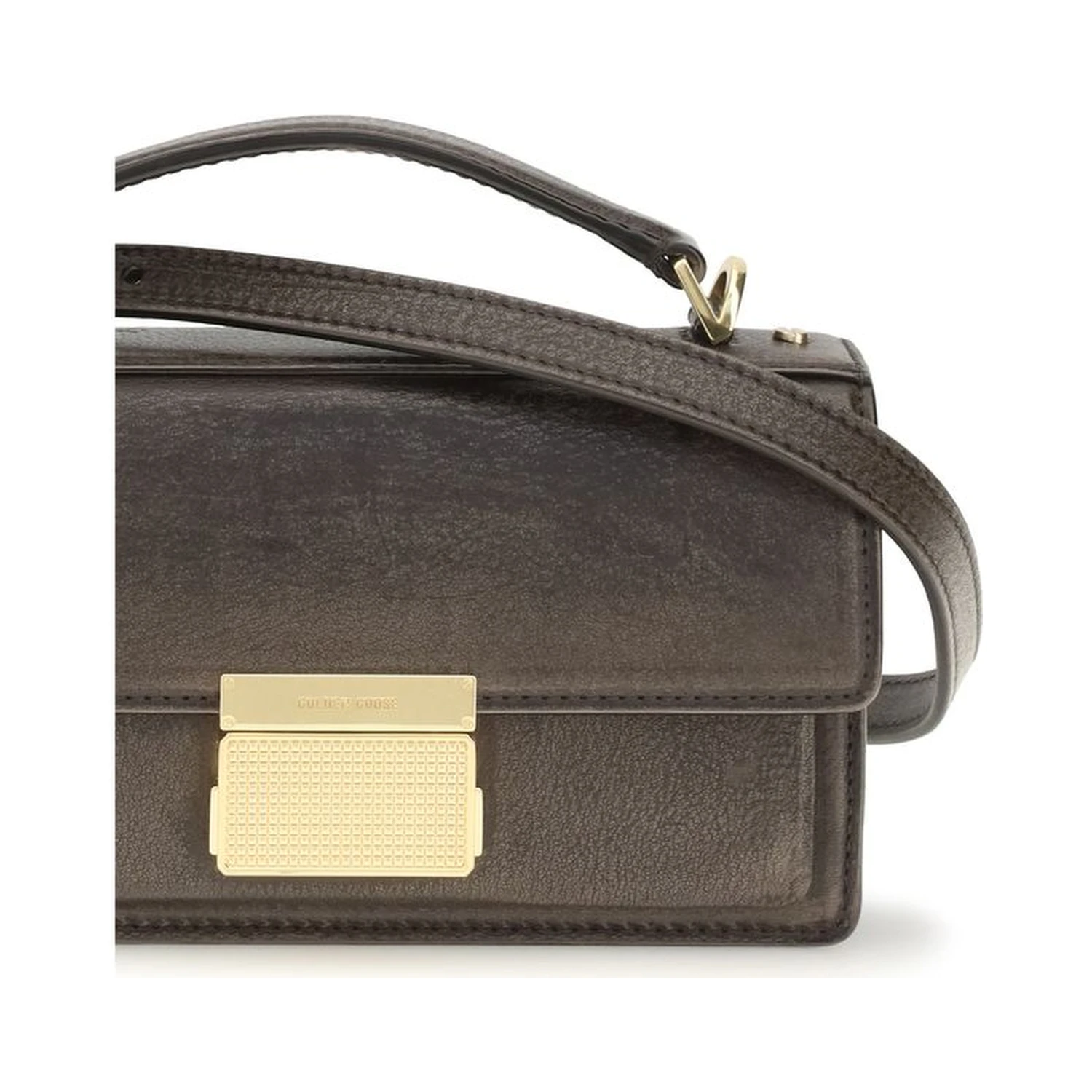 Brown Calf Leather Bos Taurus Handbag