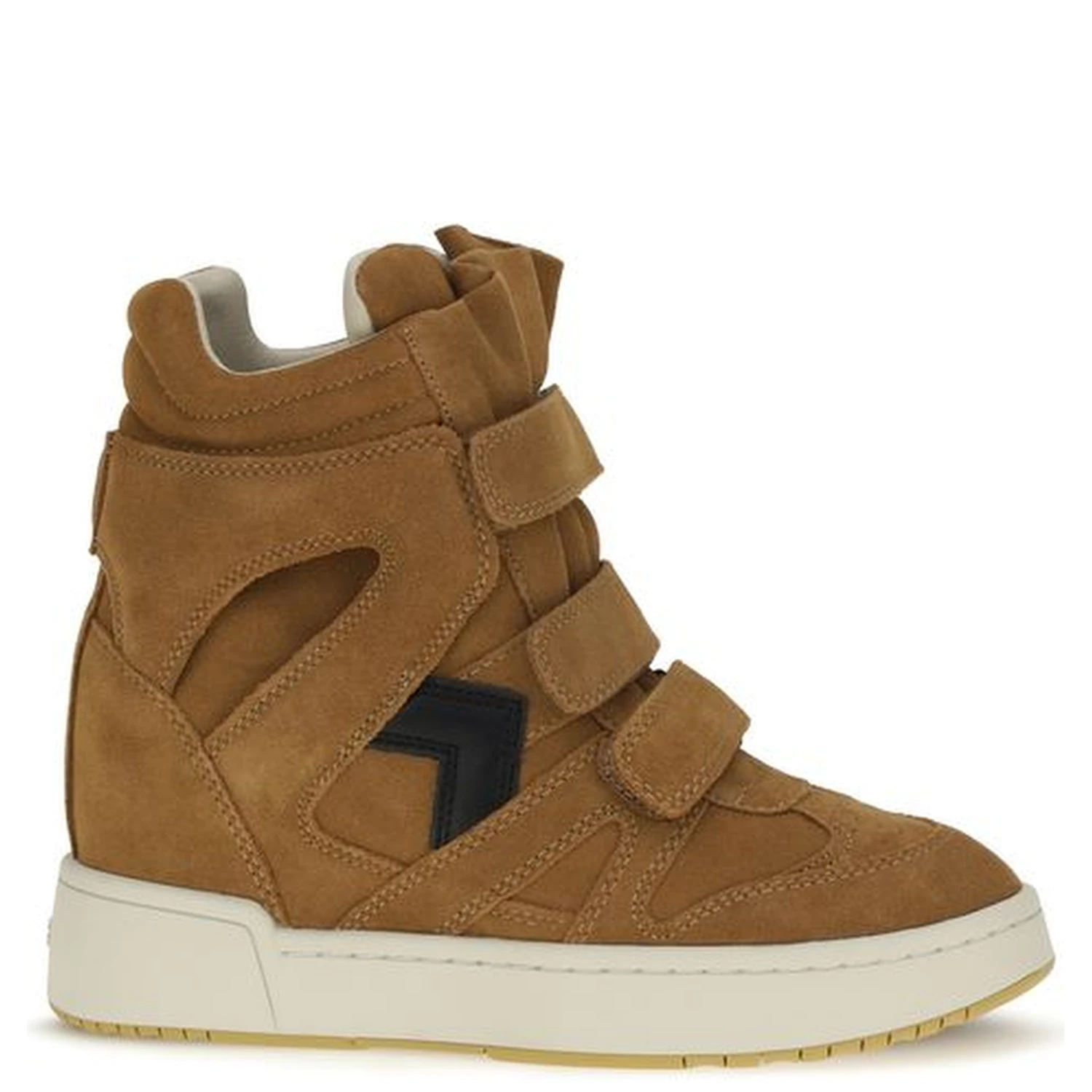 Brown Calf Leather Bos Taurus High Top Sneakers