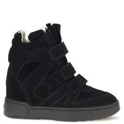 Black Calf Leather Bos Taurus Sneakers