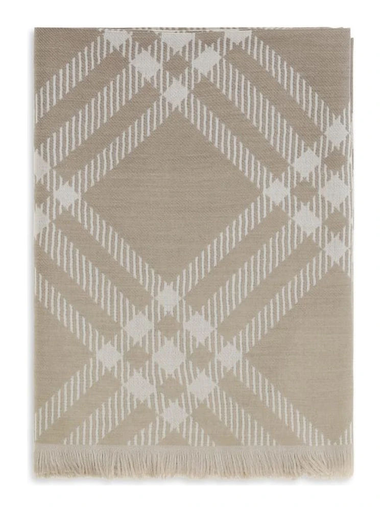 Beige Wool Oves Aries Scarf