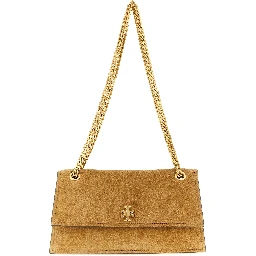 Brown Calfskin Shoulder Bag