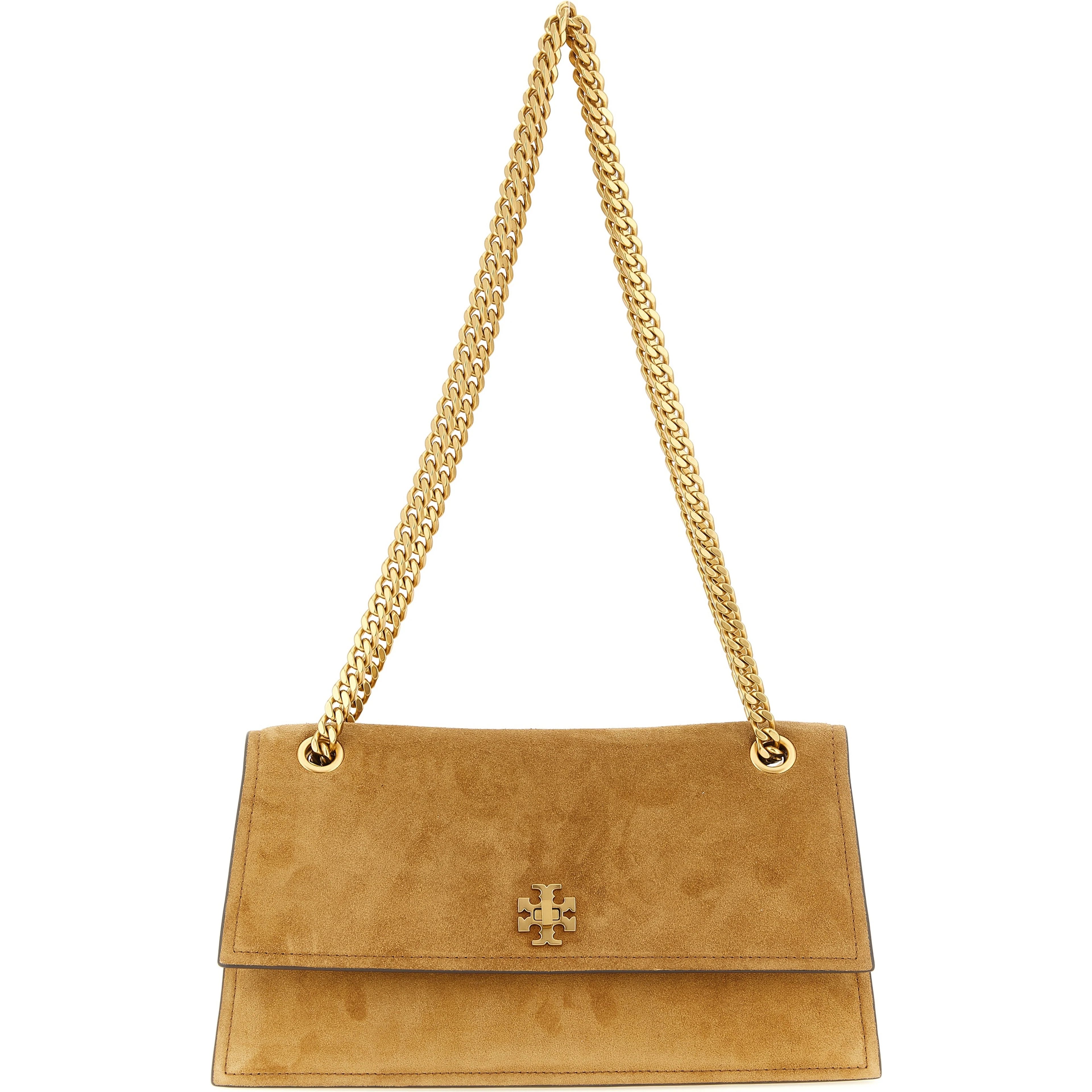 Brown Calfskin Shoulder Bag