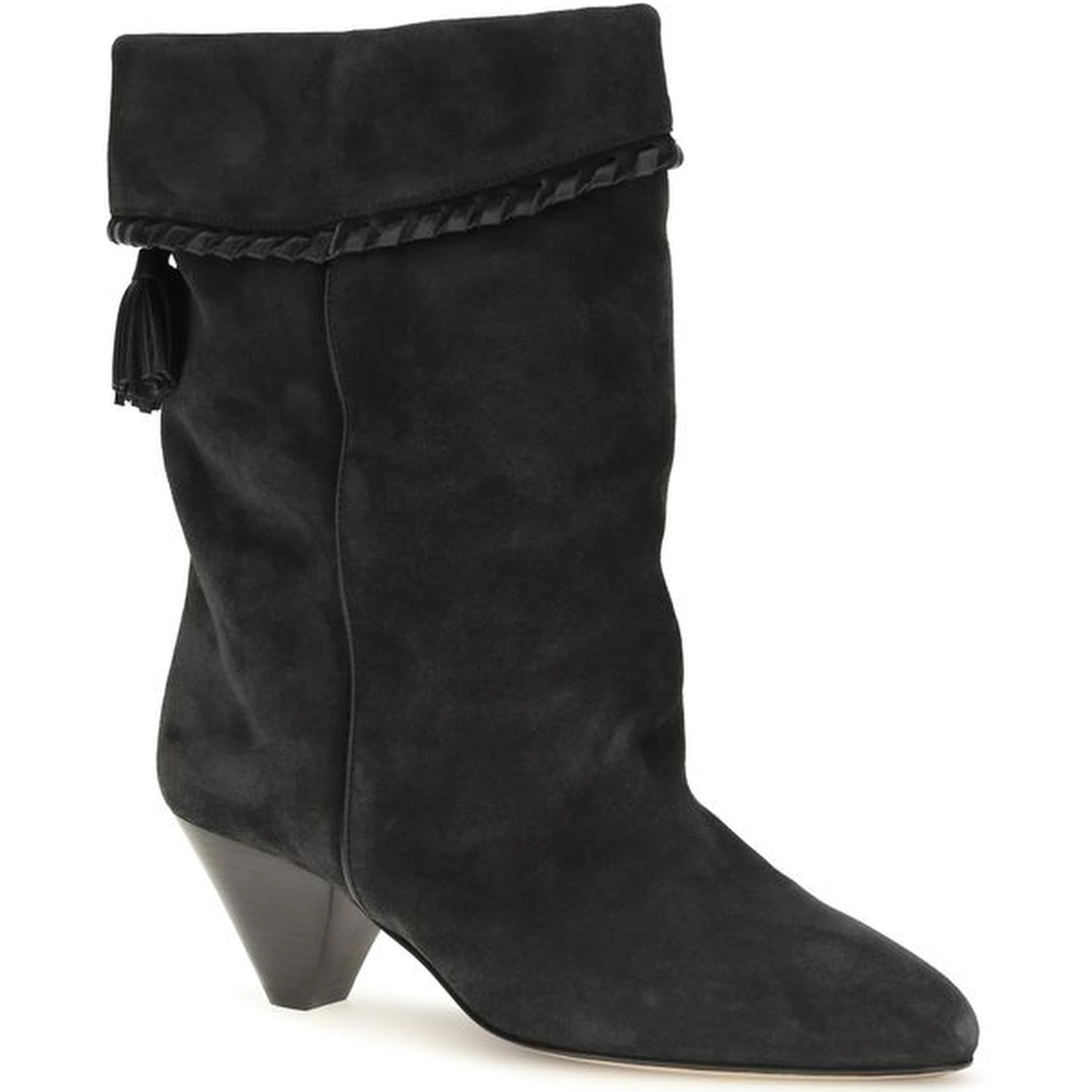 Black Calf Leather Bos Taurus Boots