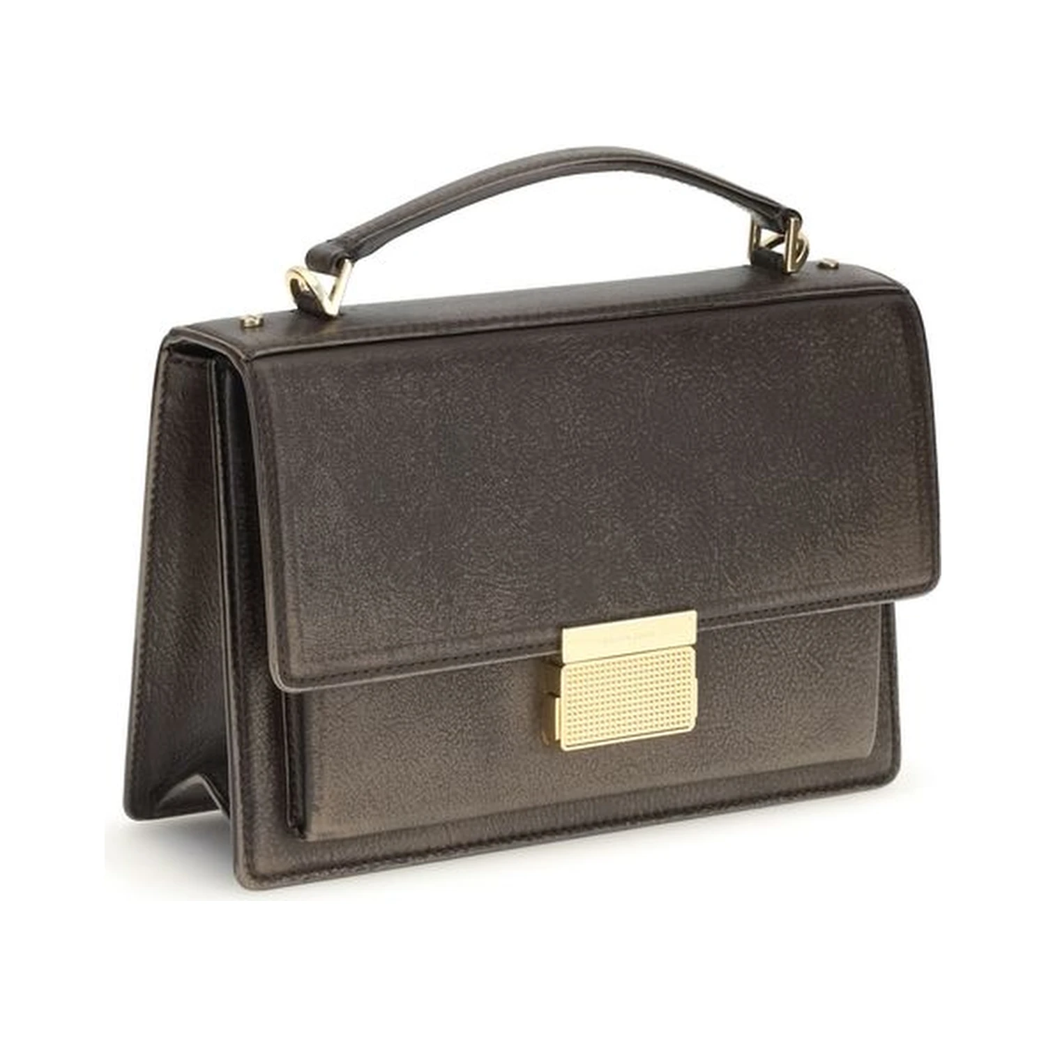 Brown Calf Leather Bos Taurus Handbag