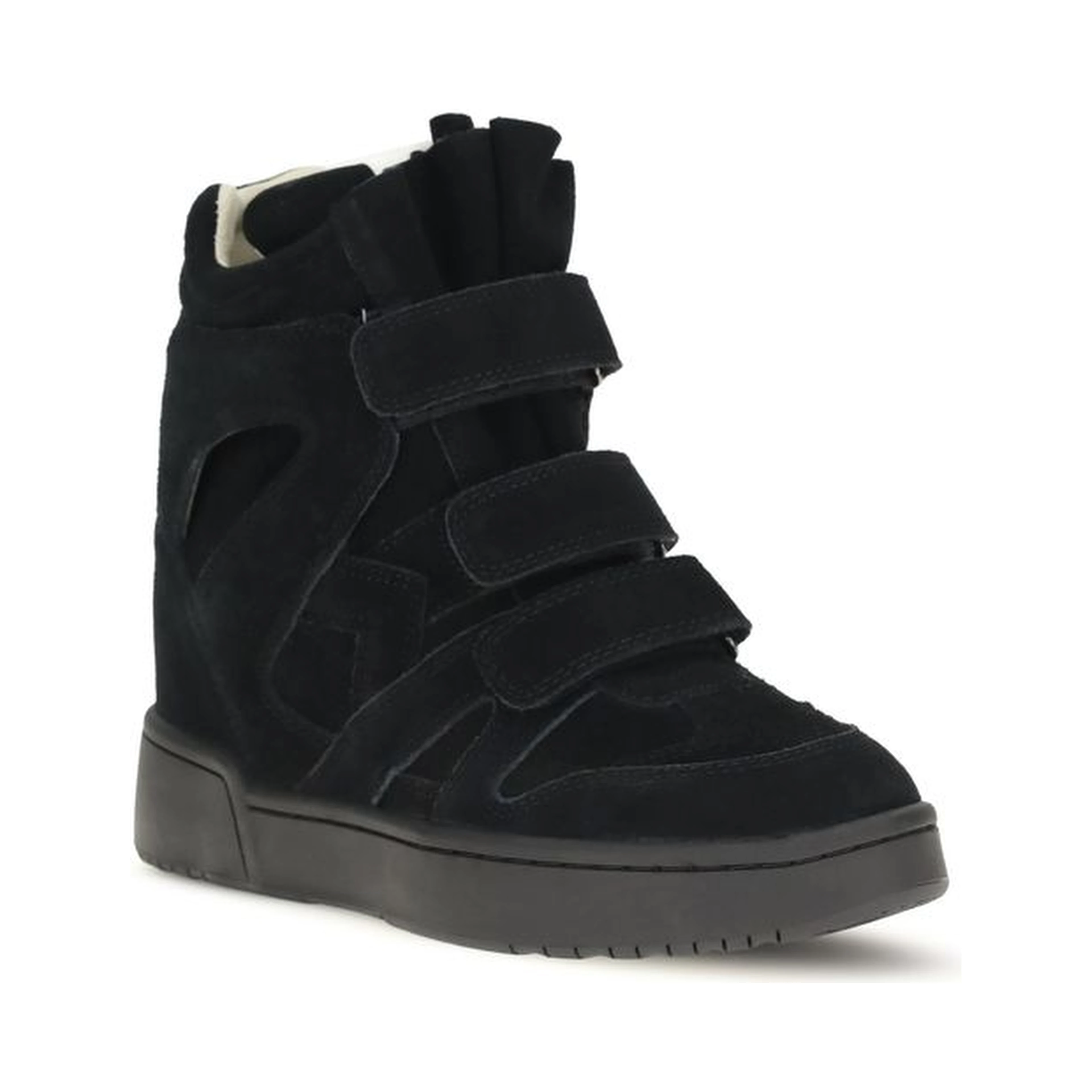 Black Calf Leather Bos Taurus Sneakers