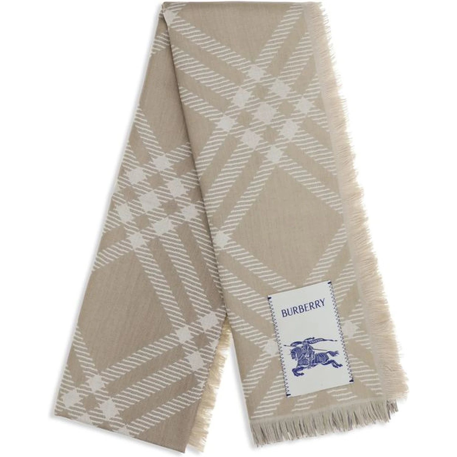 Beige Wool Oves Aries Scarf