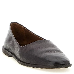 Brown Calfskin Ballet Flats