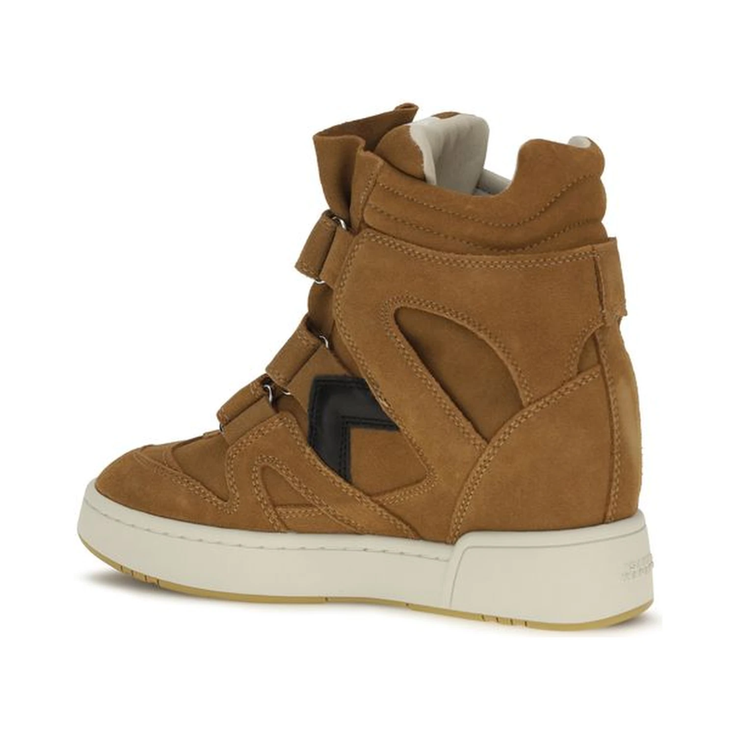 Brown Calf Leather Bos Taurus High Top Sneakers