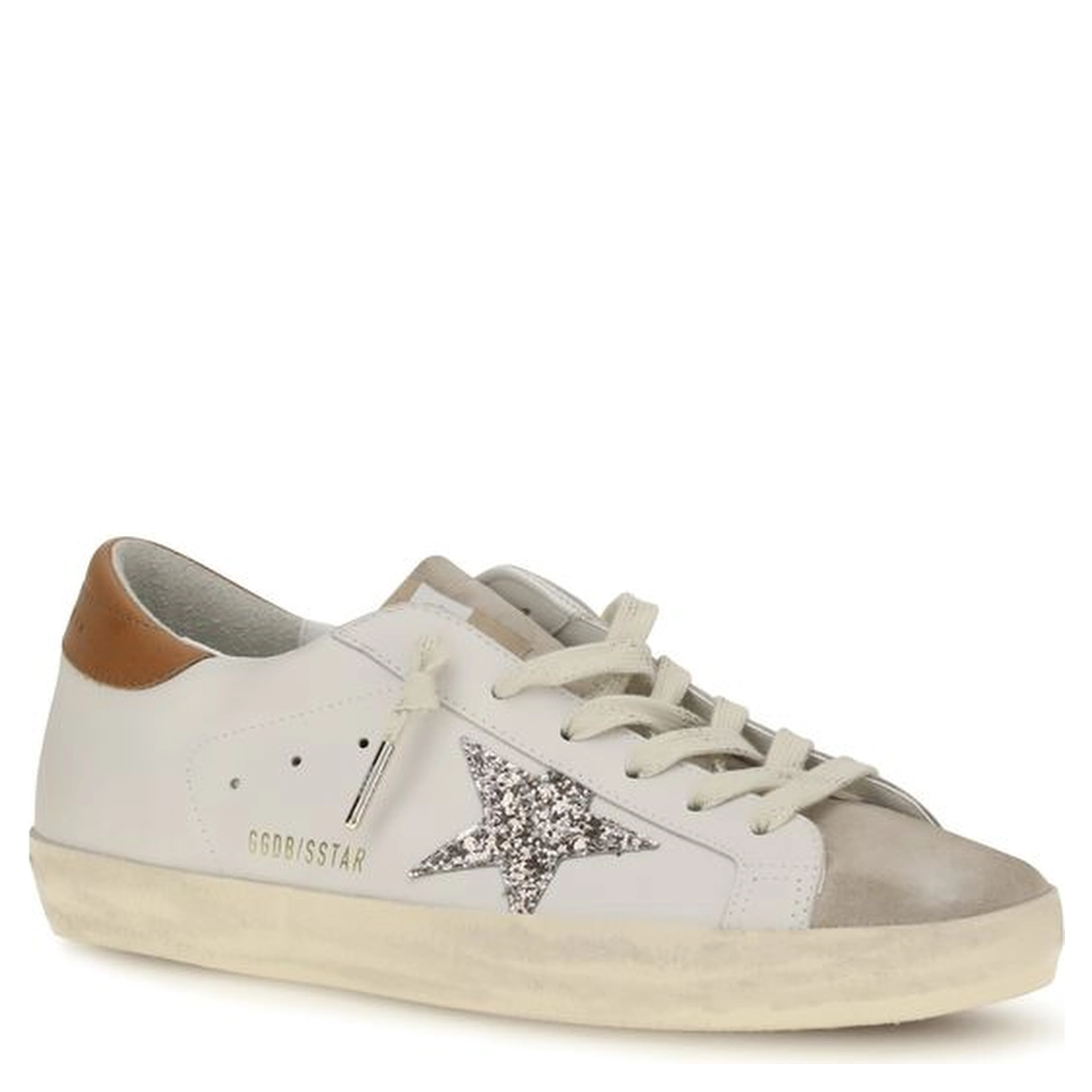 White Calf Leather Bos Taurus Low Top Sneakers