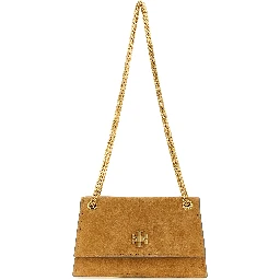 Brown Calfskin Shoulder Bag