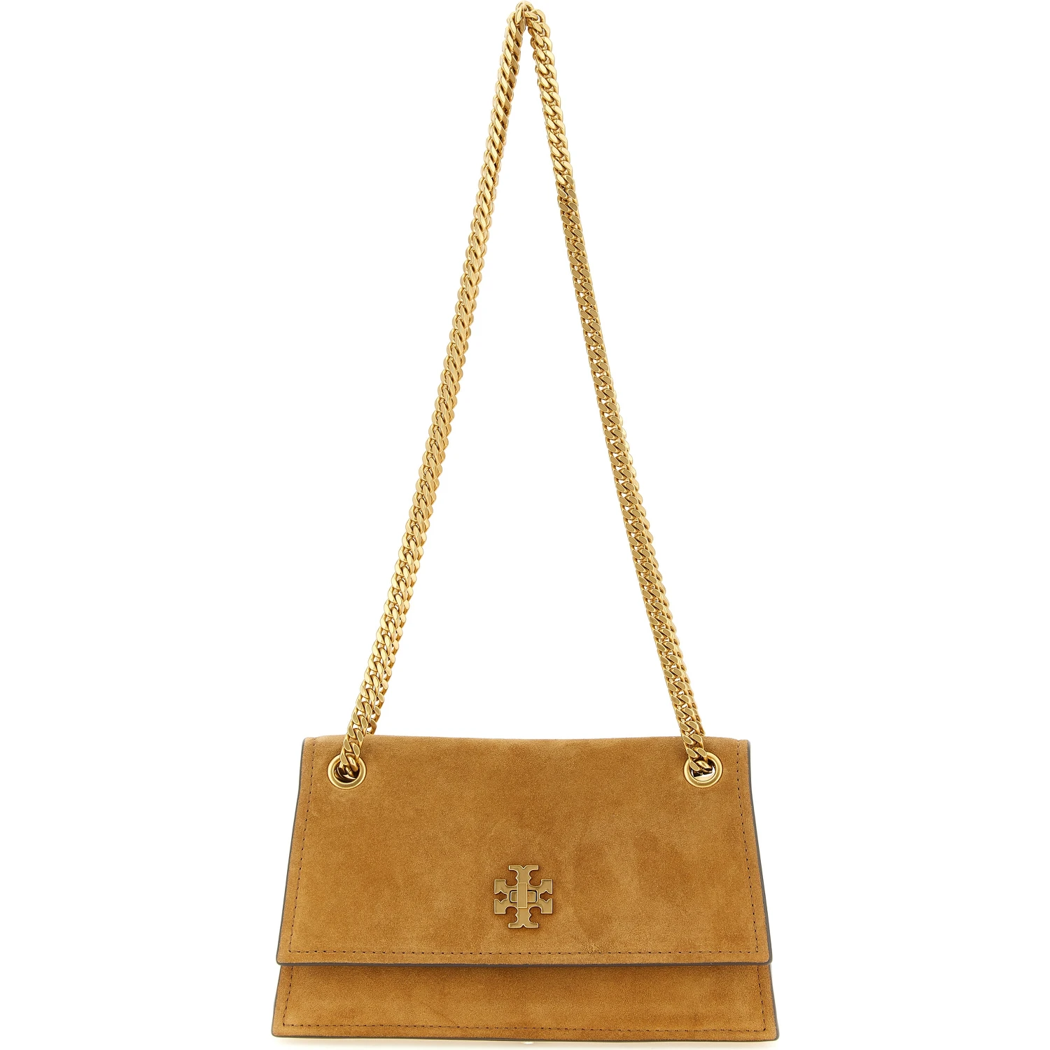 Brown Calfskin Shoulder Bag