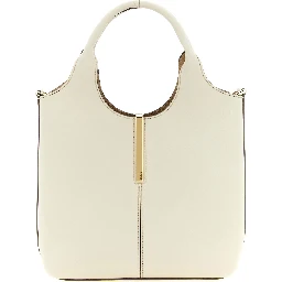 White Calfskin Tote Bag