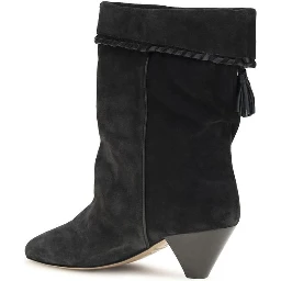 Black Calf Leather Bos Taurus Boots
