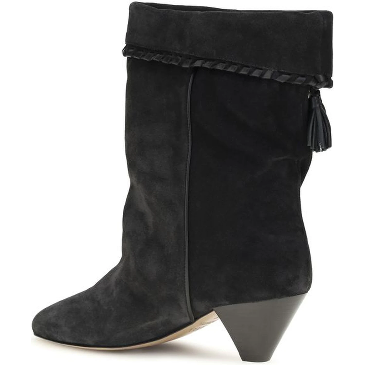 Black Calf Leather Bos Taurus Boots