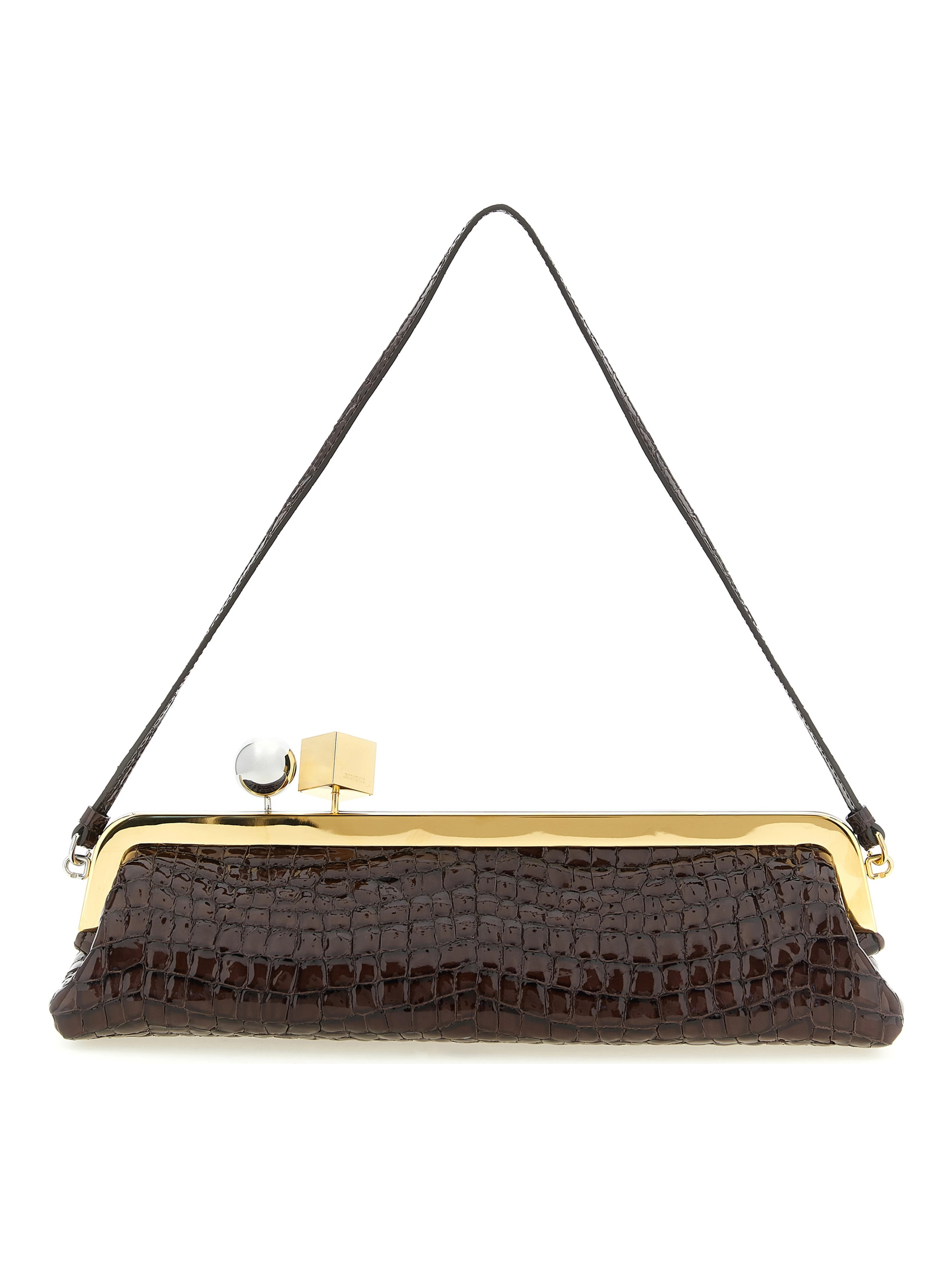 Brown Goatskin Clutch Bag