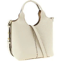 White Calfskin Tote Bag