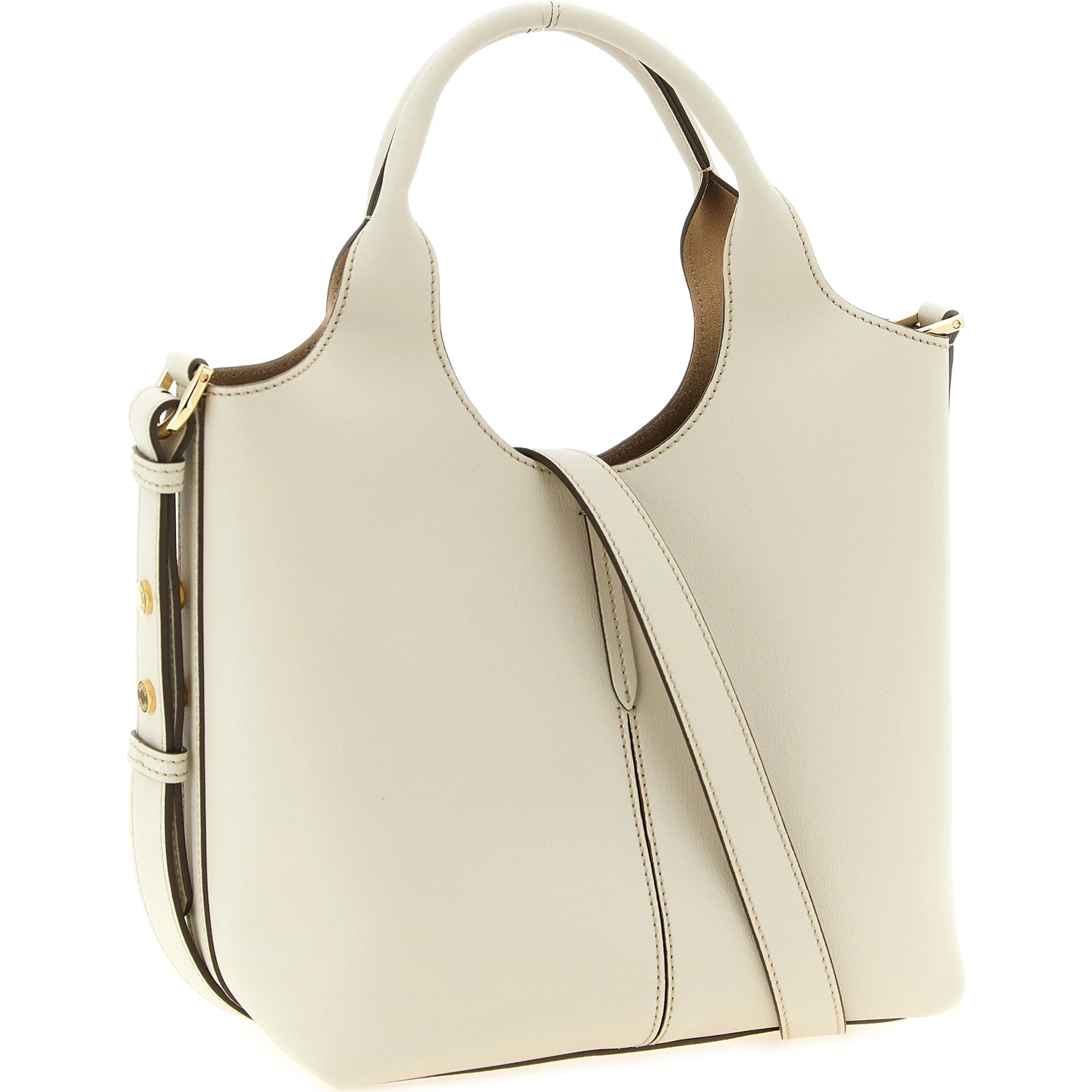 White Calfskin Tote Bag