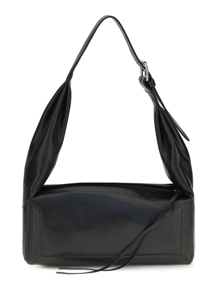 Black Leather Shoulder Bag