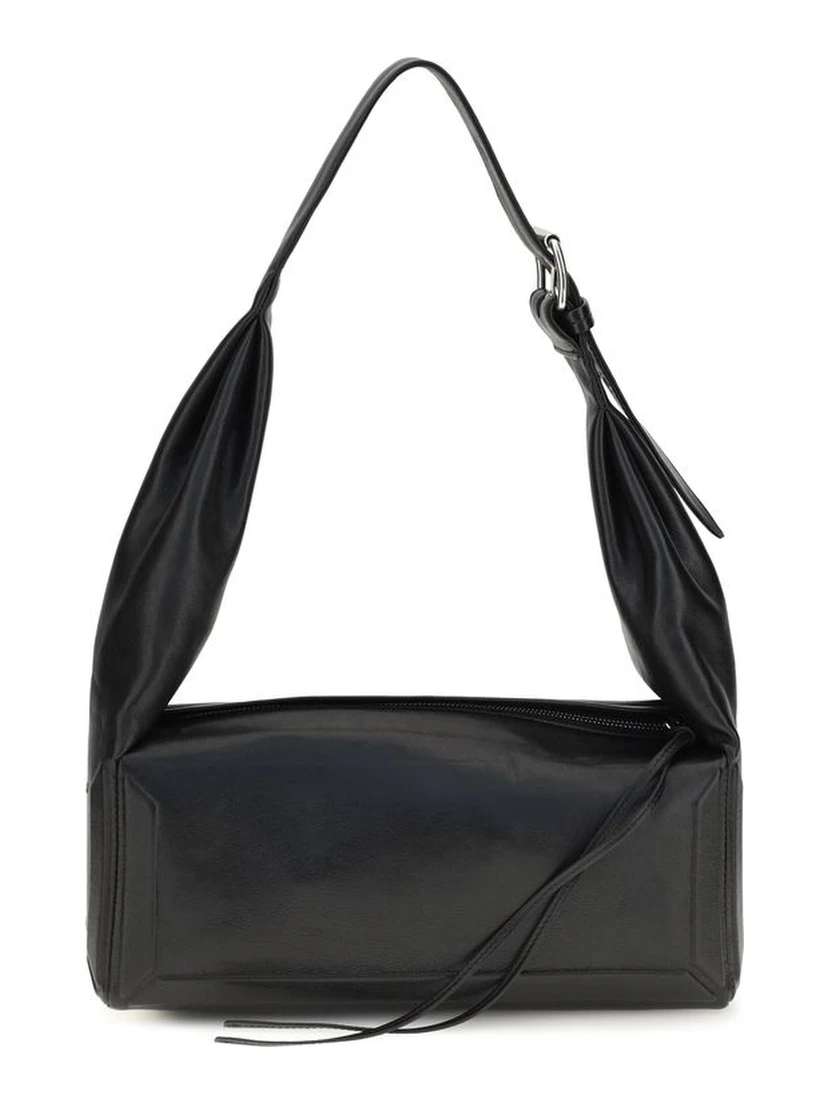 Black Leather Shoulder Bag