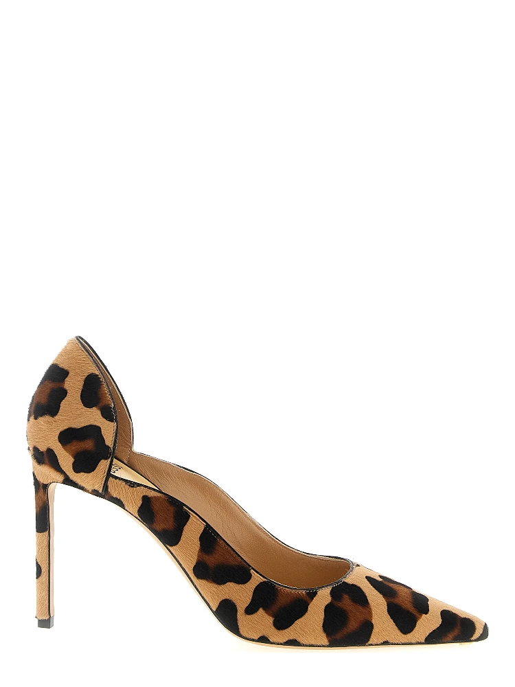 Multicolor Goatskin High Heel Pumps