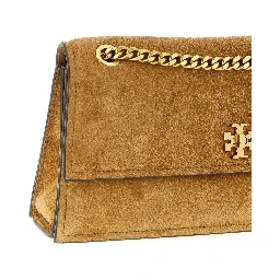 Brown Calfskin Shoulder Bag