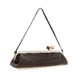 Brown Goatskin Clutch Bag