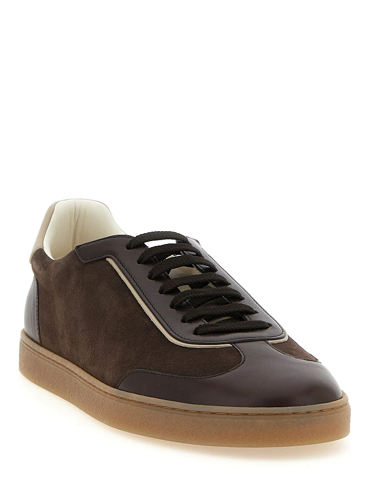 Brown Calfskin Low Top Sneakers alternative