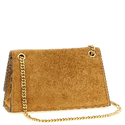 Brown Calfskin Shoulder Bag