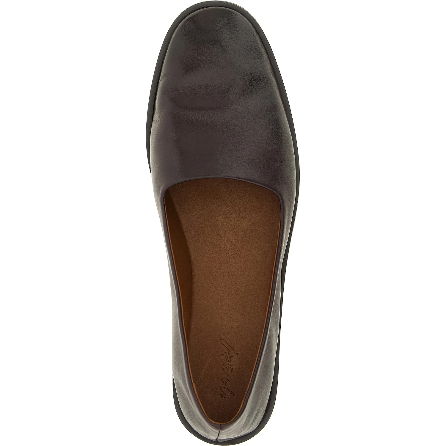 Brown Calfskin Ballet Flats