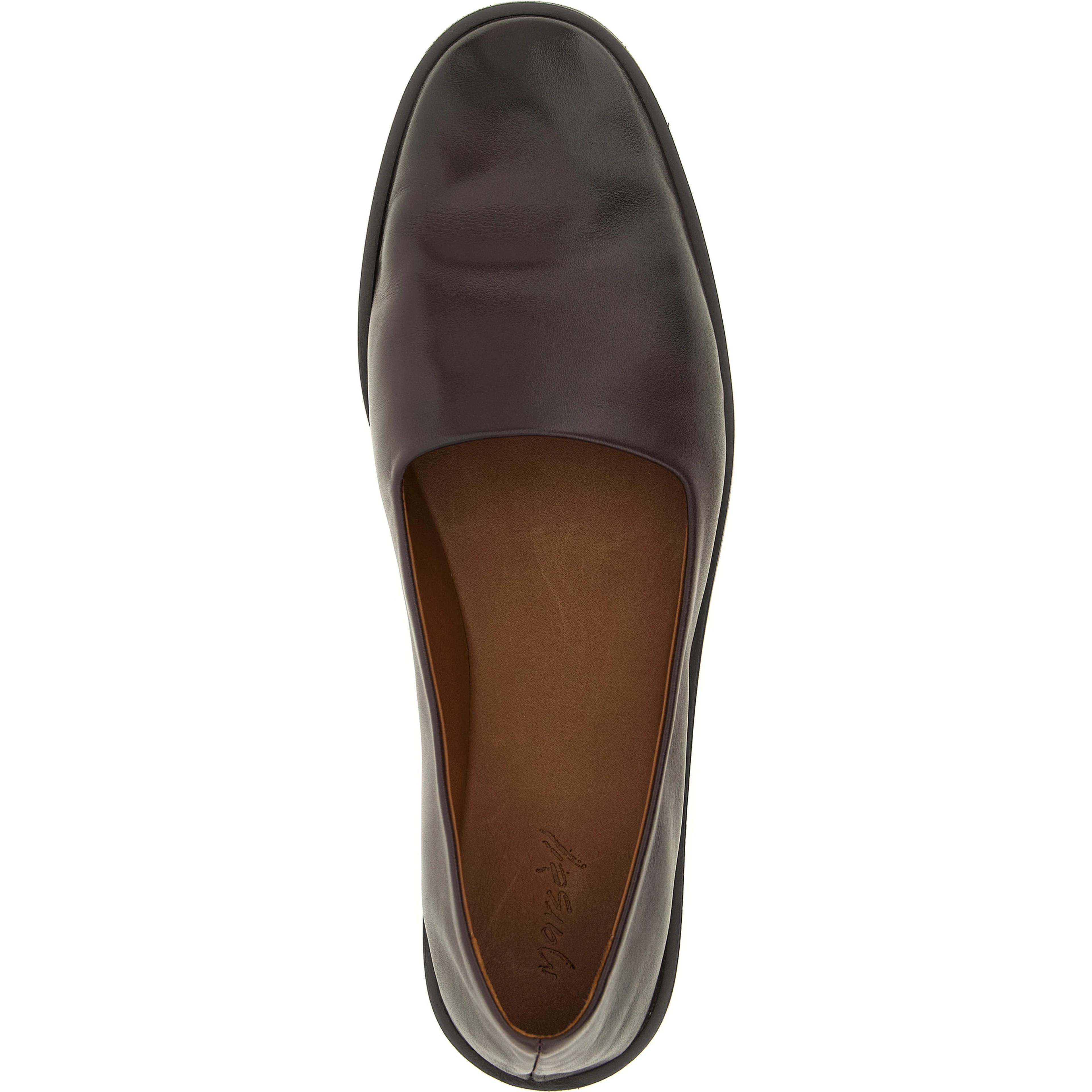 Brown Calfskin Ballet Flats