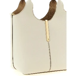 White Calfskin Tote Bag
