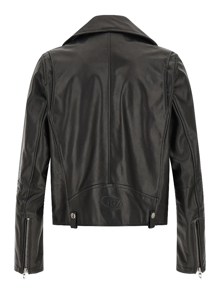 Black Cowhide Leather Jacket alternative