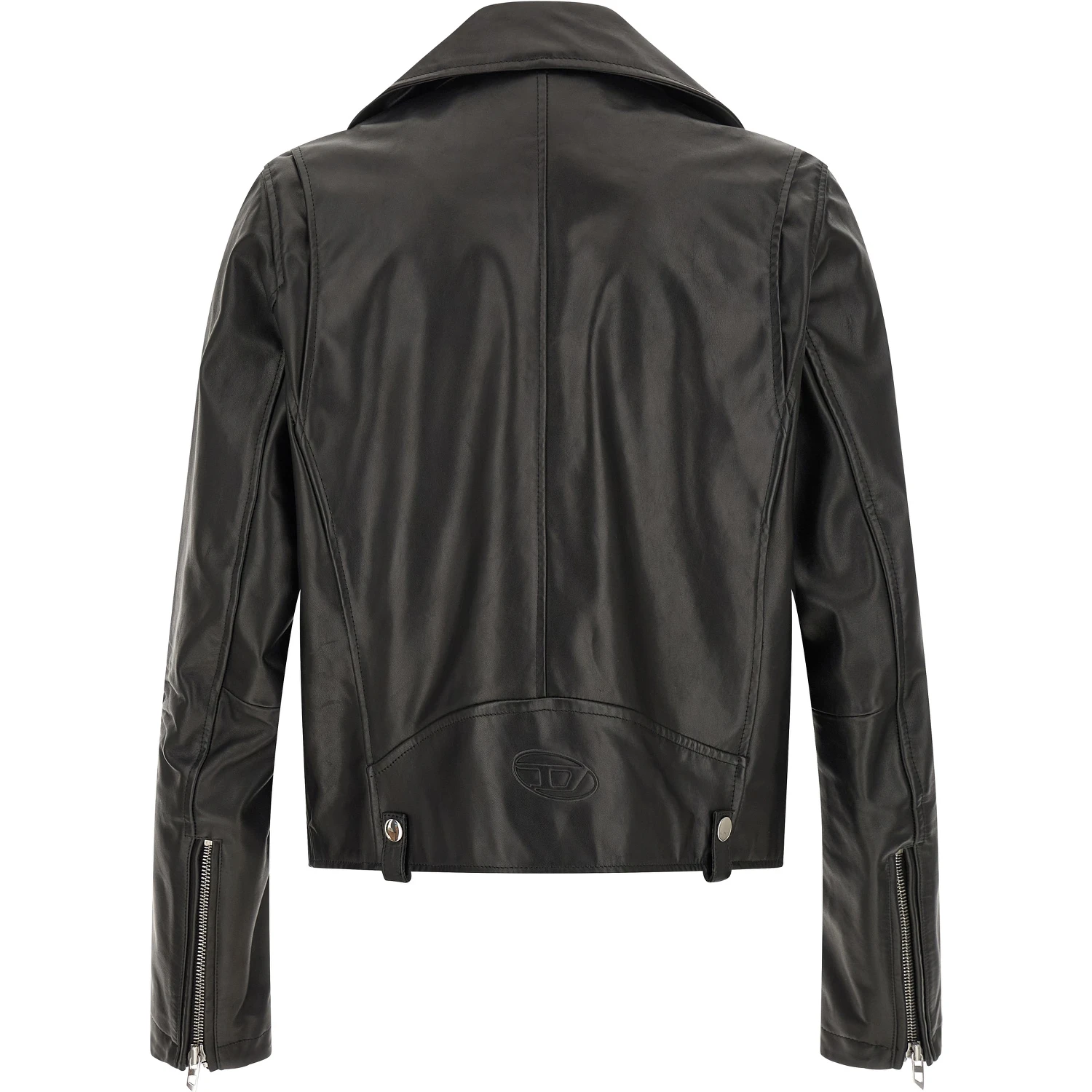 Black Cowhide Leather Jacket