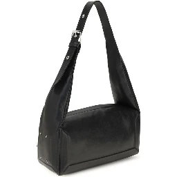 Black Leather Shoulder Bag