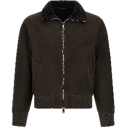 Brown Lamb Leather Leather Jacket