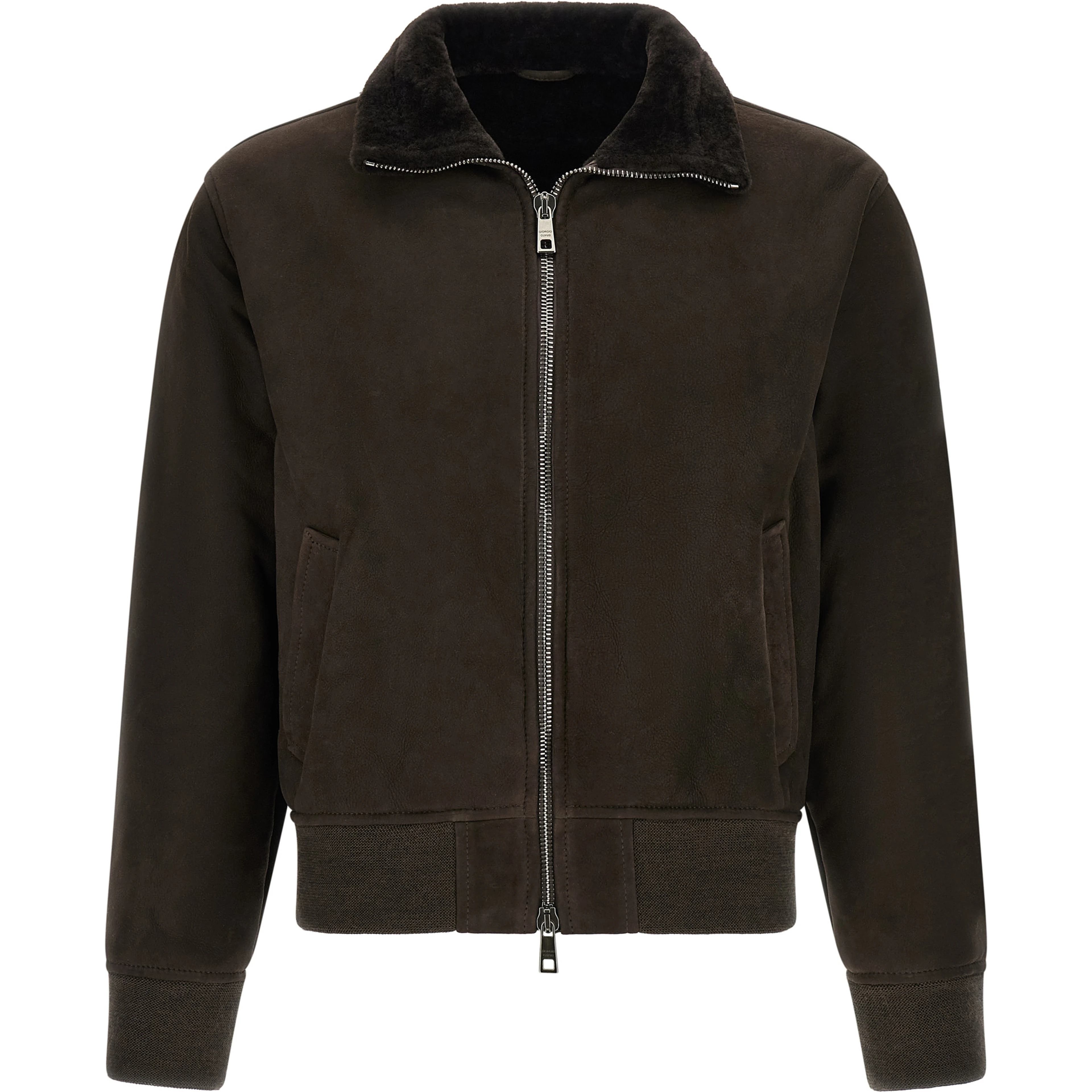 Brown Lamb Leather Leather Jacket