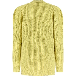 Bicolor Virgin Wool Cardigan