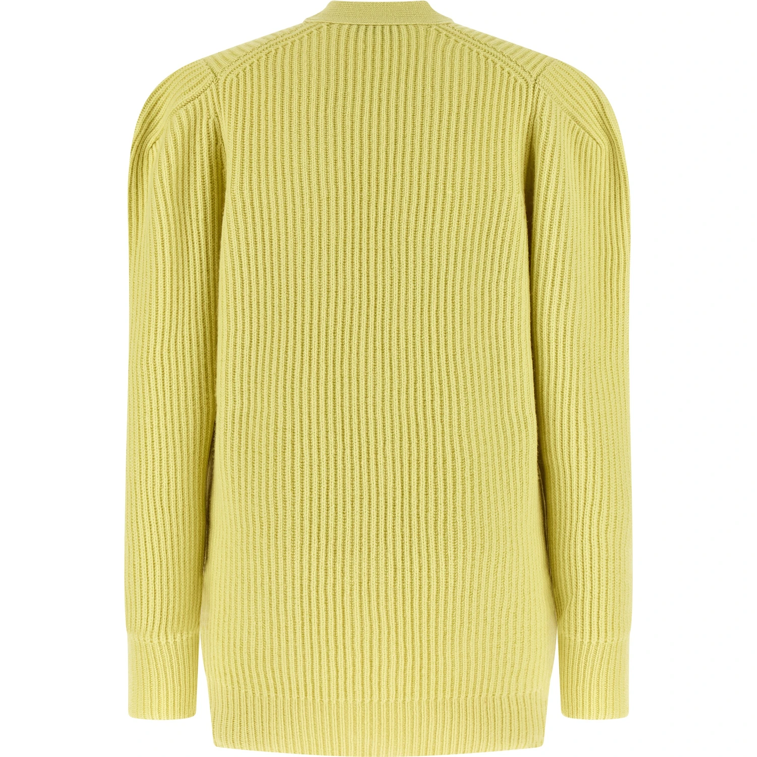 Bicolor Virgin Wool Cardigan