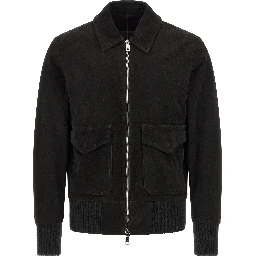 Black Lamb Leather Leather Jacket