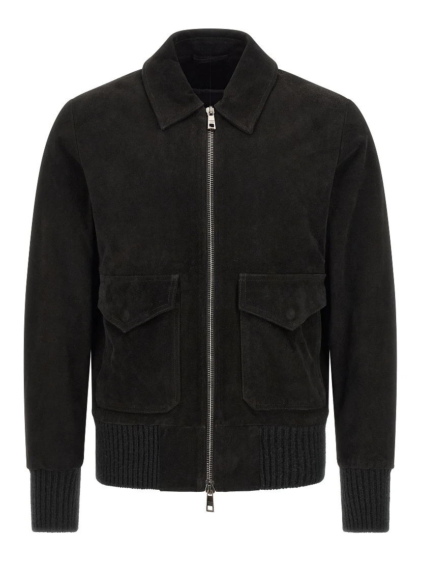 Black Lamb Leather Leather Jacket