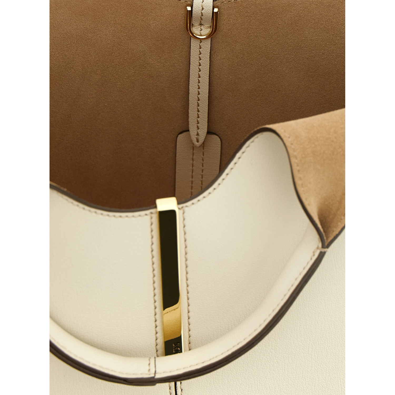 White Calfskin Tote Bag
