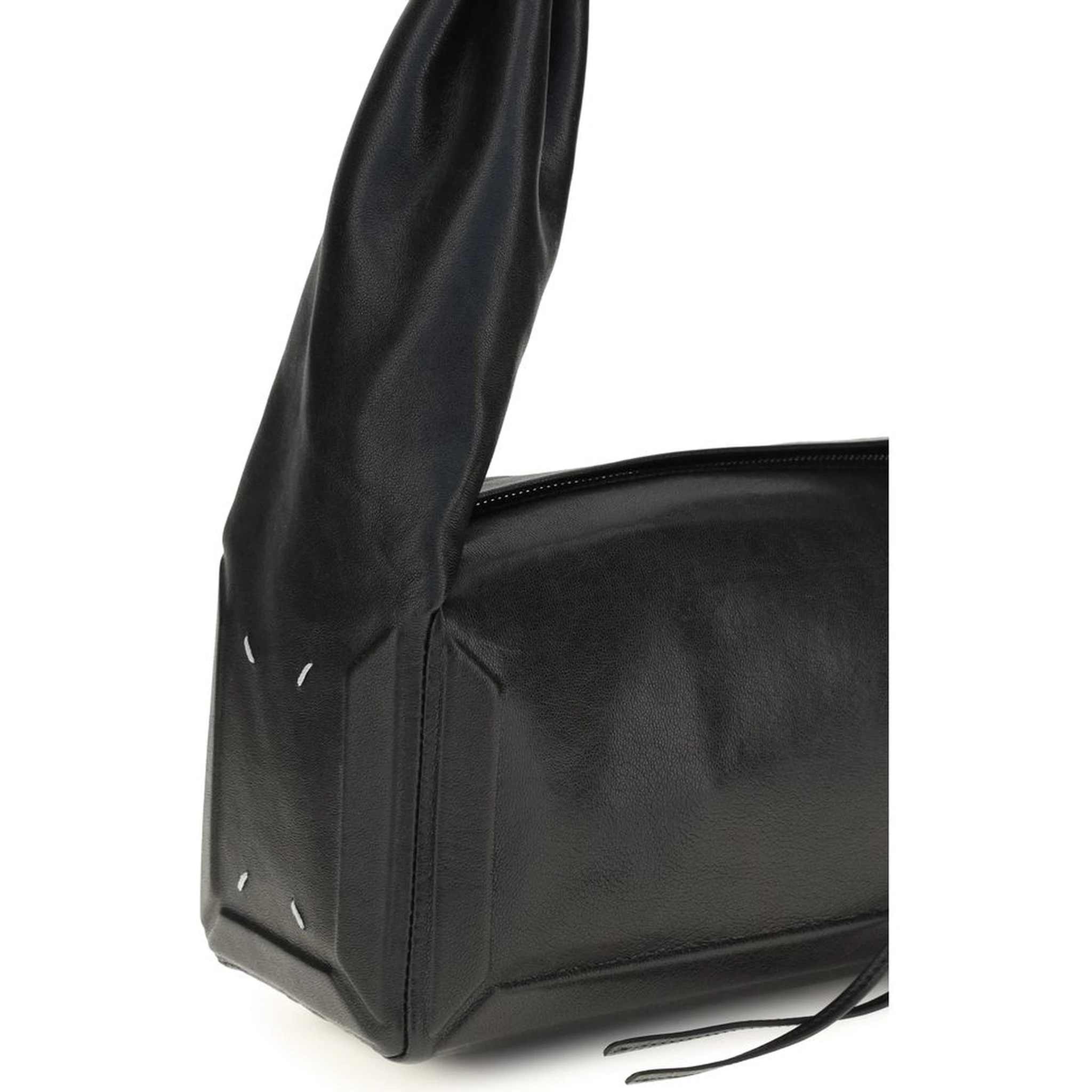 Black Leather Shoulder Bag