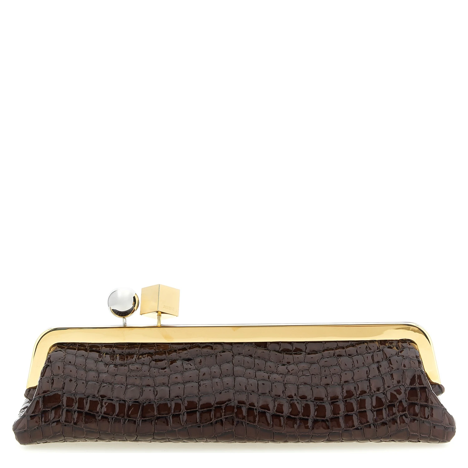 Brown Goatskin Clutch Bag